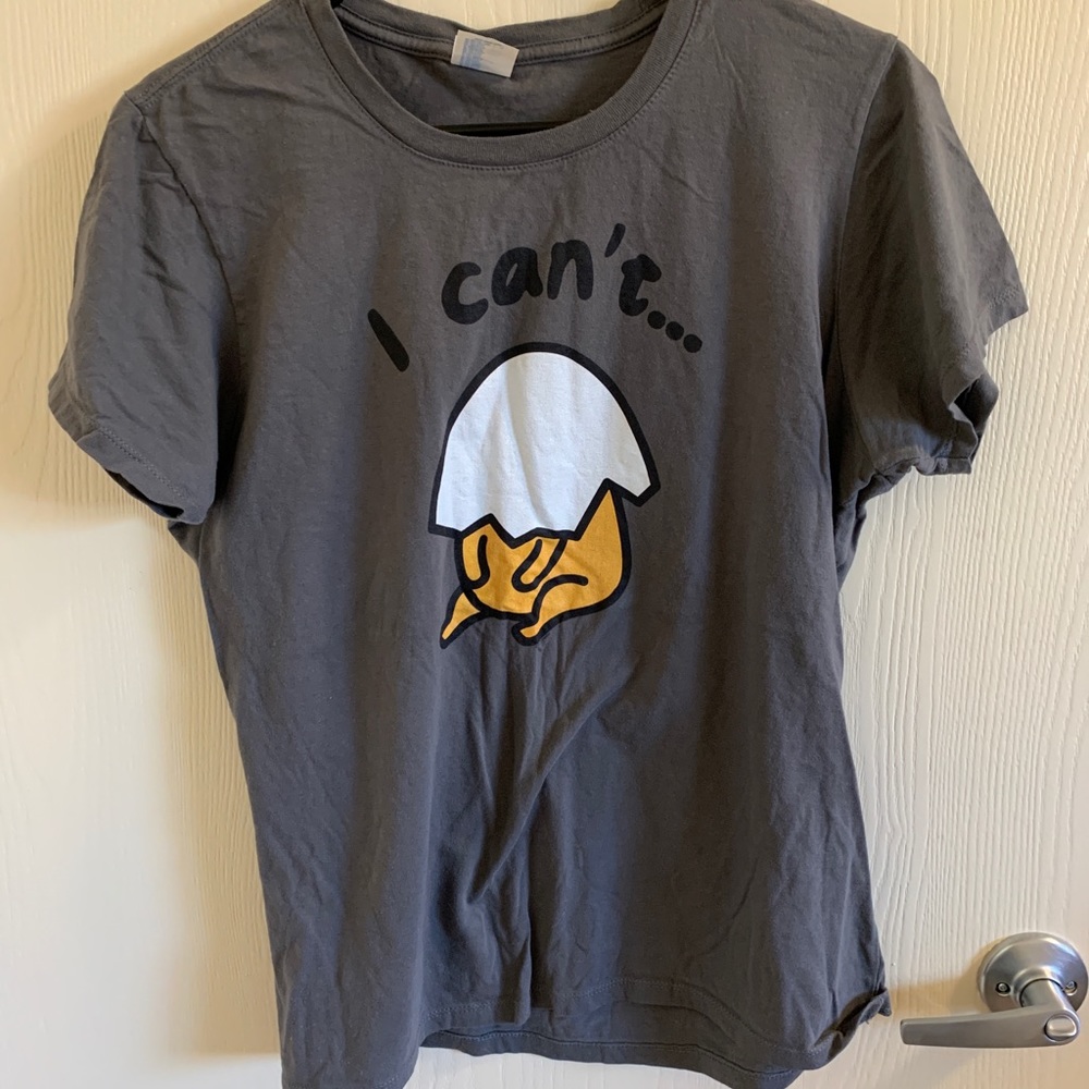 Gudetama “I can’t” women’s tee
